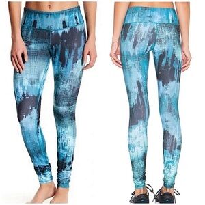 Alo Yoga Airbrush Leggings Deep Teal Desert (Size M)